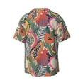 thumbnail image 7 of Kdxio Men's Hawaiian Shirt for Men Short Sleeve Shirt Tropical Fruit Summer Casual Holiday Beach Button Down T-Shirts, 7 of 7