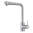 thumbnail image 2 of Stainless Steel Sink Draw Faucet Splashs Proof Telescopic Pressure Household Wash Basin Hot And Cold Kitchen Faucet, 2 of 8
