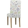 thumbnail image 2 of RYLABLUE Housse de Chaise Extensible Éducative pour la Rentrée Scolaire, Protecteur de Siège pour Salle à Manger, Hôtel, Mariage, Lot de 1, 2 of 5
