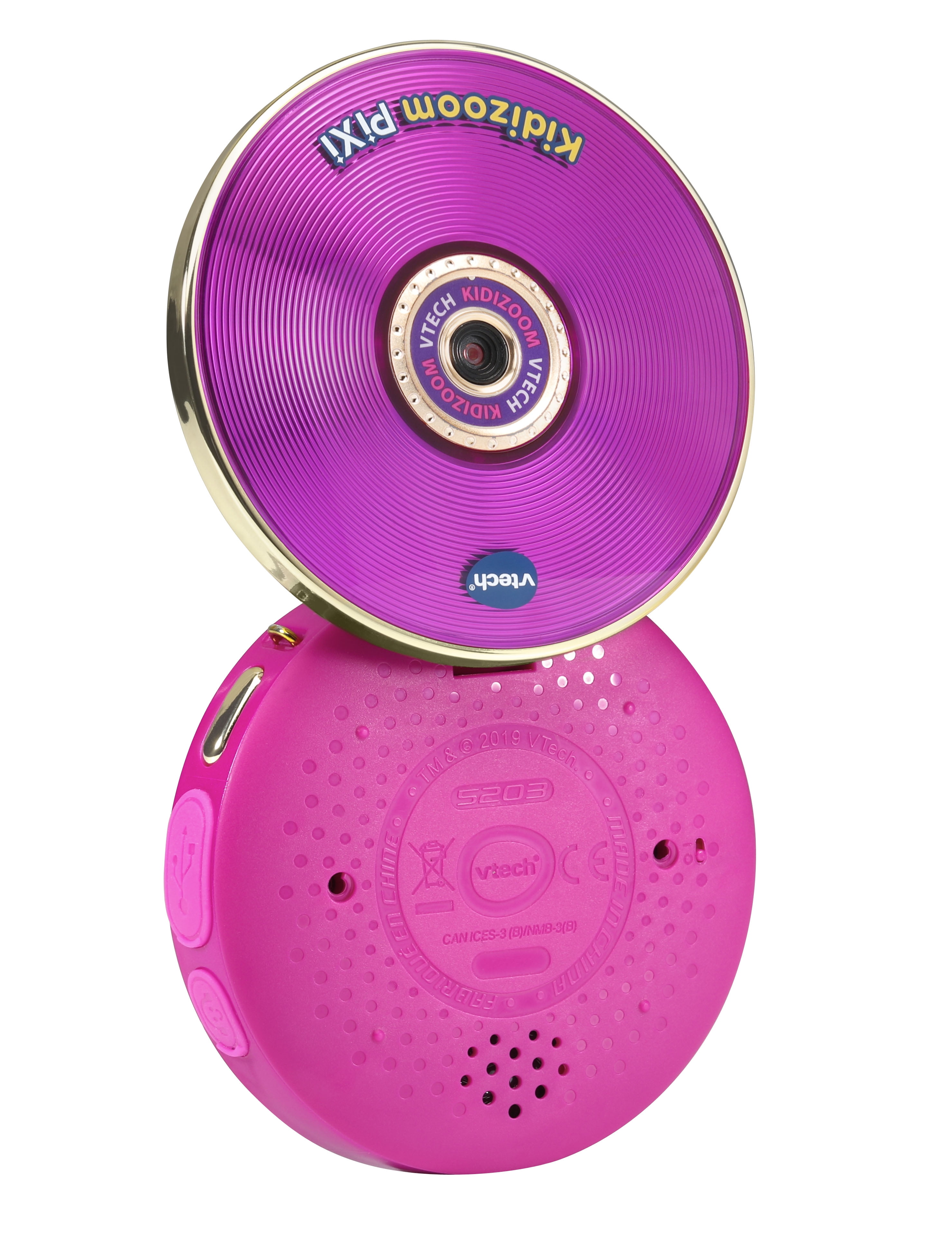 NEW VTech 80-520300 Kidizoom PiXi Compact Camera with Flip Top Lid in Pink 
