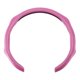 thumbnail image 1 of Cubierta de volante de cuero artificial PU Unique Bargains, protector de volante de coche ABS de 14.96" con textura de fibra de carbono rosa, 1 pieza, 1 of 6