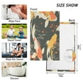 thumbnail image 6 of Yayeee 100% Cotton Hand Towels for Bathroom 16" x 28" Soft Absorbent Kitchen Towel, Fish Pattern, 6 of 7