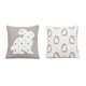 thumbnail image 2 of Cojín de Pascua con forma de huevo | Funda de poliéster de doble cara | Cojín decorativo de 45 x 45 cm | Bonita decoración navideña | Reposacabezas para sofá cama, sala de estar, dormitorio y oficina, 2 of 5