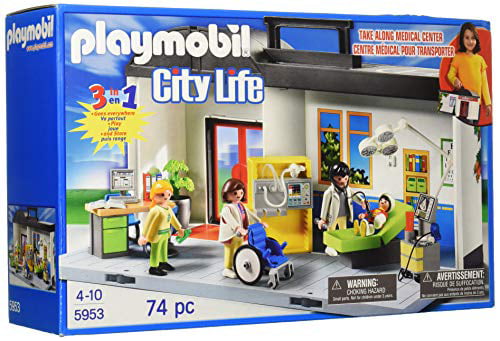 Playmobil R-2 Man Figure City Life Farm Hospital Construction Dollhouse 
