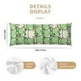Body Pillow Cover 20x54in, Super Soft cute frog Kawaii Body Pillow