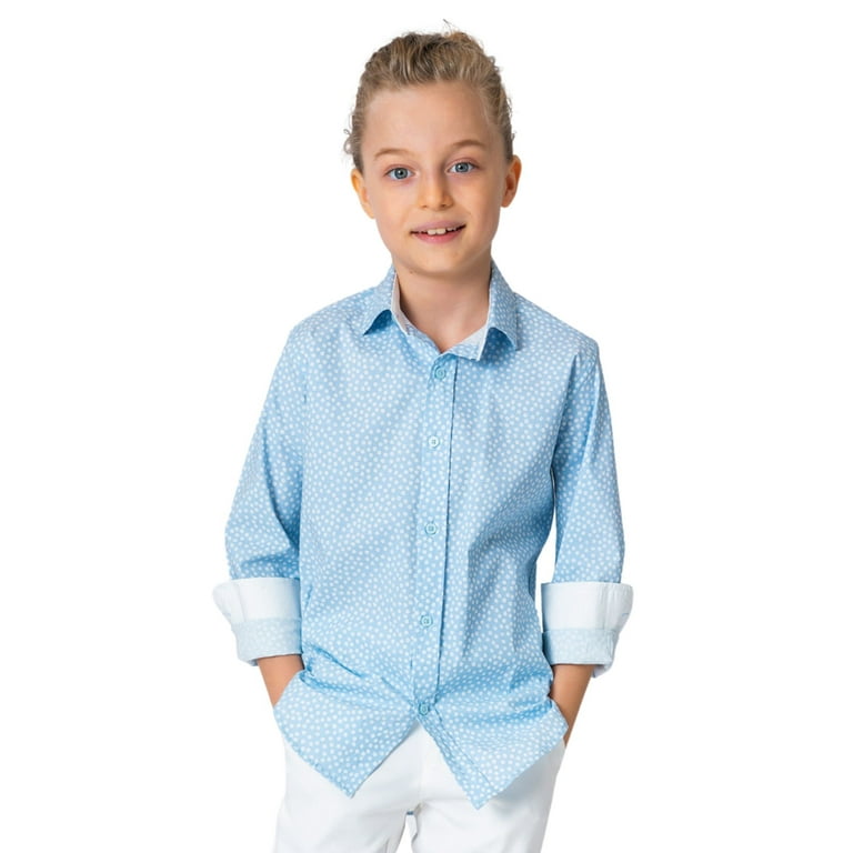 Walmart boys top dress shirts