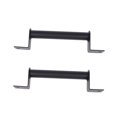 thumbnail image 3 of SHOWERORO 2Pcs Barn Door Handles Black Aluminum Alloy Vintage Simple Design For Homeowners, 3 of 6