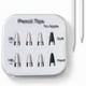thumbnail image 1 of wonima11 Pencil Tips Soft Wear-Resistant Damping Pen Tip for Apple Replacement 2B Stylus Fine Nib Compatible with iPad Air Mini Pro Apple Pencil 1st Gen & 2nd Generation - 6+2 Packs, 1 of 1