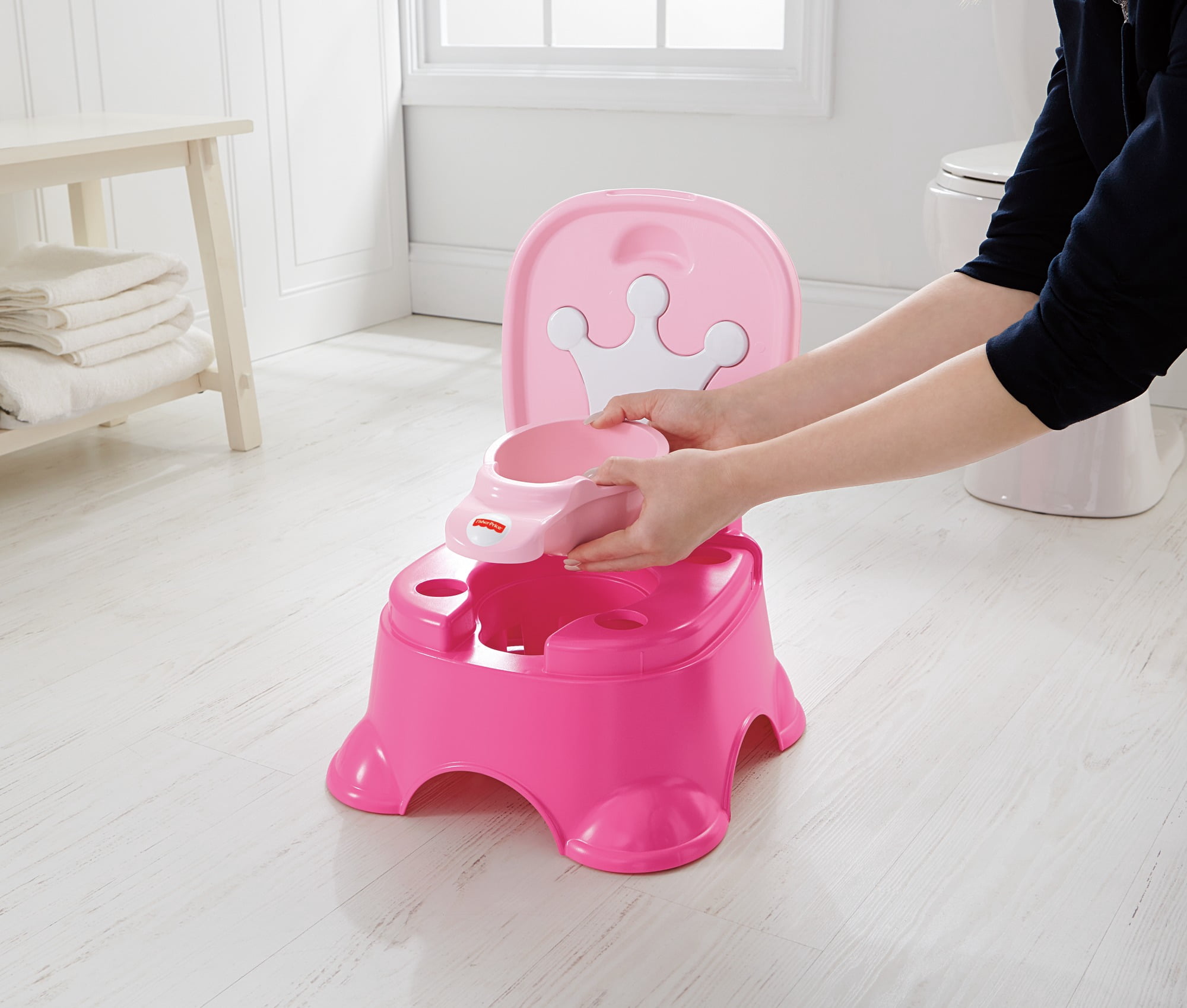 Fisher-Price Princess Stepstool Potty, Pink