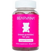 BEARVANA Top Support Gummies for Women, Natural Balance & Confidence, Fitness Supplement, Berry Flavor, 60 Count