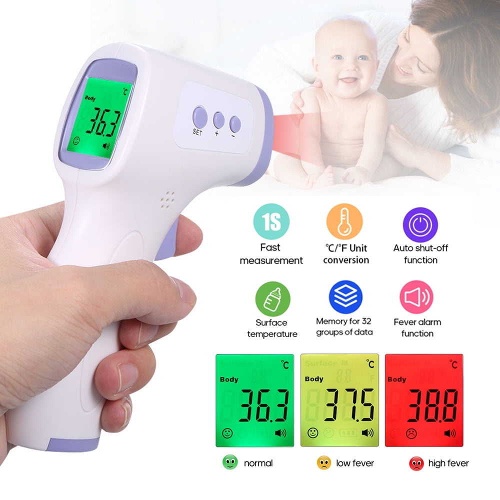 HOT IR Infrared Digital Forehead Fever Thermometer Non-Contact Baby & Adult Body
