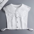 thumbnail image 2 of Camicover  Women’s Half Shirt Blouse Collar Dectachable Dickey Collar Fake Blouse Collar, 2 of 7