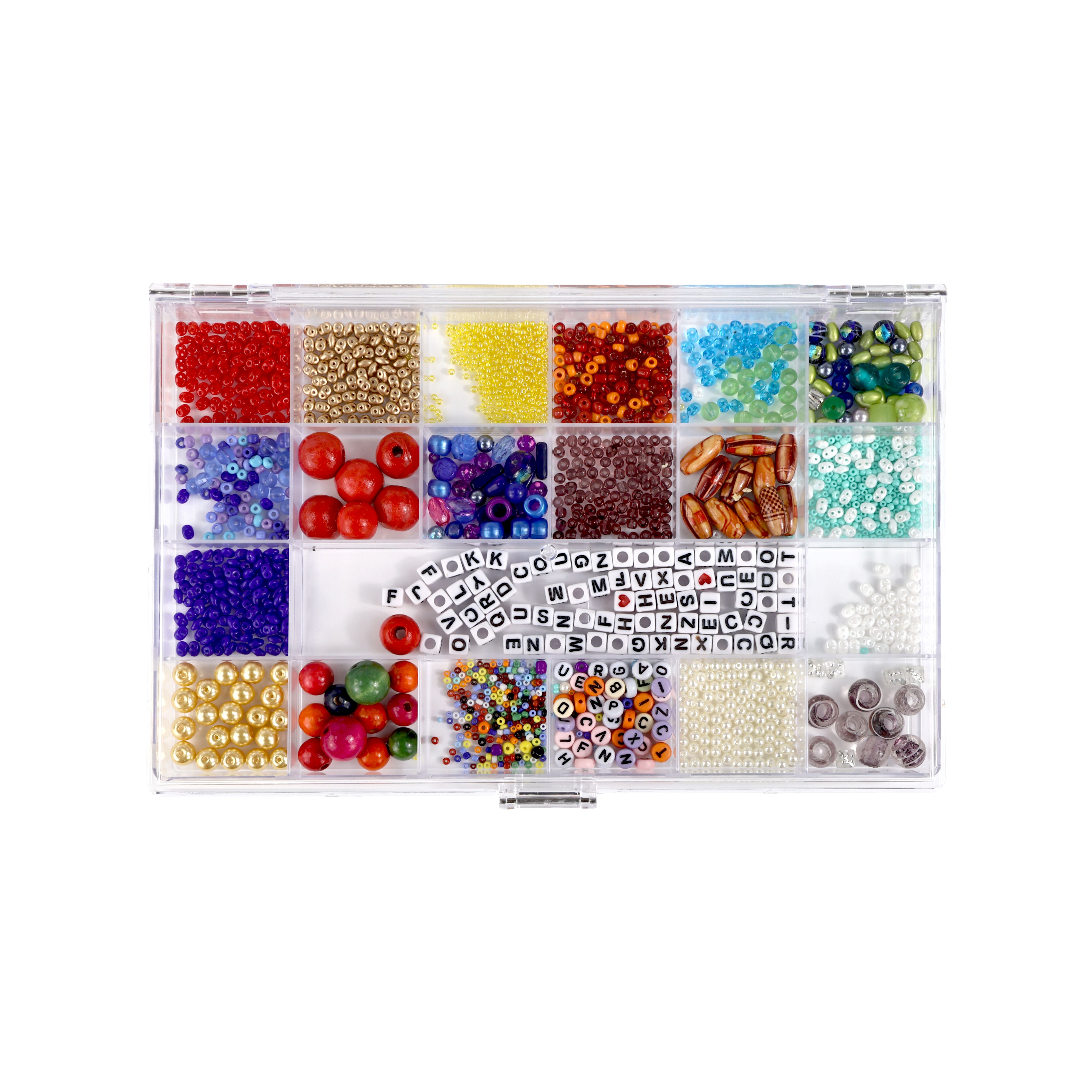 Everything Mary 21 Compartment Plastic Bead Storage Box photo 7