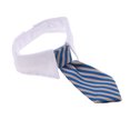 thumbnail image 1 of para perros y gatos, cuello a rayas, pajarita, traje de aseo, Gris Sunnimix Cuello de corbata de gato para perros mascotas, 1 of 8