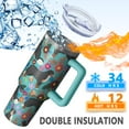 thumbnail image 5 of OBREWU Bernese Mountain and Flower Tumbler with Handle and Lid,Bernese Mountain and Flower 40oz Double Wall Vacuum Insulated Tumbler,Cups Gift for Women and Men, 5 of 7