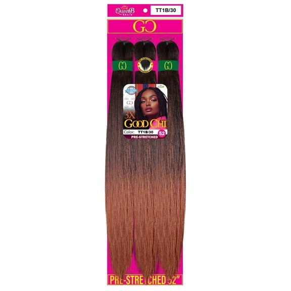 3X Good Chi Pre-Stretchced Braid 52" - TT1B/30