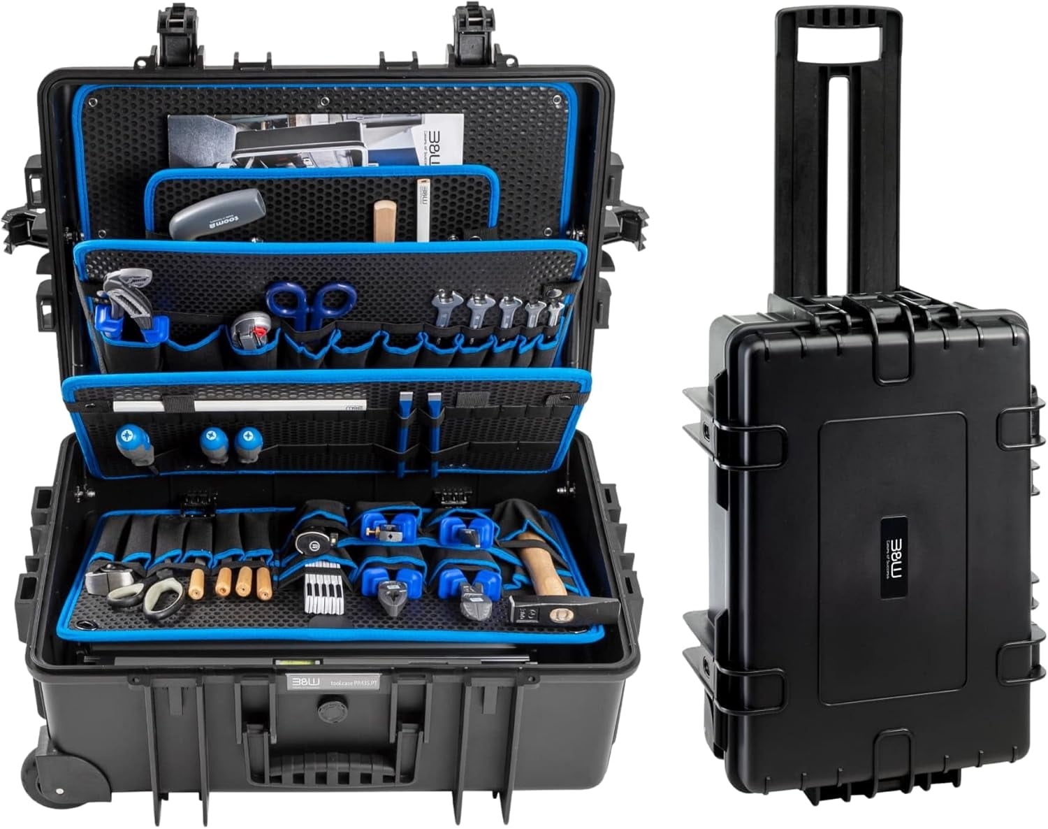 Chicago Case Co 95-8586 MMST9CART Military Ready Black Tool Case