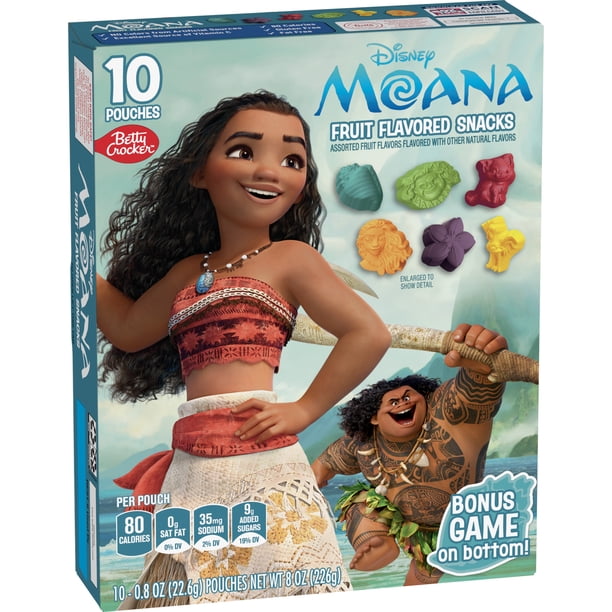 Moana Fruit Snacks 4pk | Fruit snacks for supermarket retail