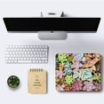 thumbnail image 5 of Succulents Mouse Pads, Natural Plants Mousepad for Design, Non-Slip Rubber Base Mousepad,Custom Rectangle Mouse Mat for Laptop, 5 of 5