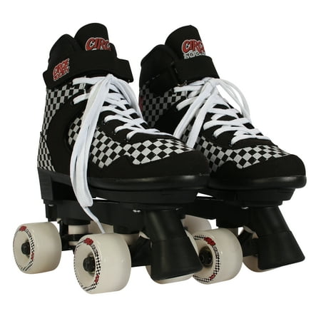 Circle Society Street Checkered Adjustable Skate Unisex US (Best Wheels For Street Skating)