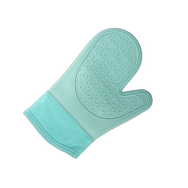 Matsuzay Manoplas de silicona a prueba de congelación, guantes lavables, aislamiento para horno, microondas, cocina, barbacoa, panadería, herramienta Herramientas y accesorios para hornear Azul Matsuzay HA081328-03
