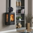 thumbnail image 4 of Upgraded 6 Fireplace Powered Fan /Log Burner/Fireplace Eco Friendly and Efficient Heat Distribution Fan,Black.Round, 4 of 8