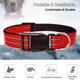 thumbnail image 4 of Collar reflectante para perros Collar ajustable de nailon para mascotas Anillo en O de alta Abanopi Cuello ajustable, 4 of 7