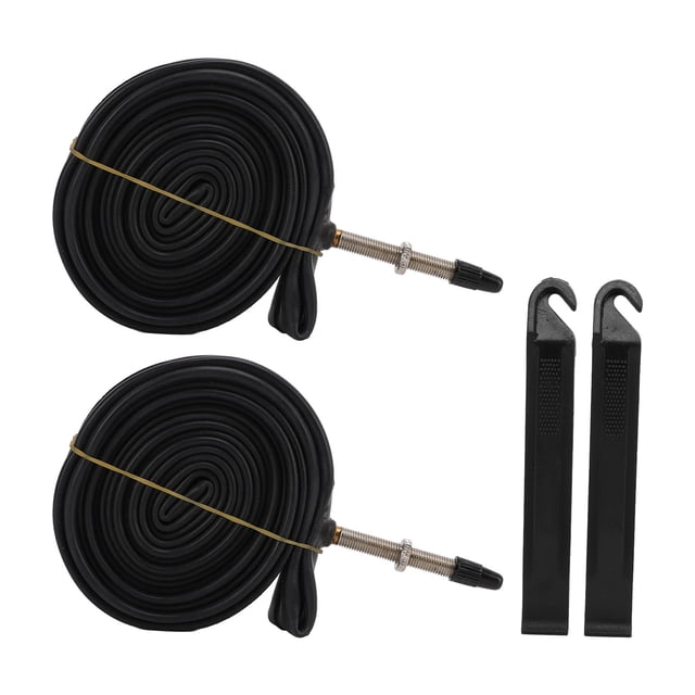 BRI Paquete de 2 Cámaras de Aire para Bicicleta 700X23C Válvula Presta 48mm