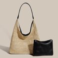 thumbnail image 3 of Bolso Hobo Verano Playa para Mujer Con Cierre Magnético Y Mano PU, 3 of 9