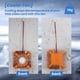 thumbnail image 5 of PC Computer Laptop CPU VGA Video Card 55mm Cooler Cooling Fan Heatsink, 5 of 5