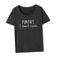 thumbnail image 2 of Camiseta para mujer Trajes clásicos simples Cuello redondo Camiseta básica Cuello redondo XL, 2 of 8