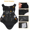 thumbnail image 3 of Chaleco protector de pecho RIDBIKER para moto reflectante negro L, 3 of 7