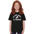 thumbnail image 5 of My Spirit Animal is a Unicorn Girls Kids T Shirt Tees Teen Brisco Brands L, 5 of 6