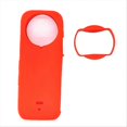 thumbnail image 1 of For Insta360 X4 Silicone Protective Case, Panoramic Camera Red, 1 of 4