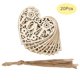 thumbnail image 3 of Colgante de Corazón Hueco de Madera Zhivalor 20 Piezas DIY, 3 of 8
