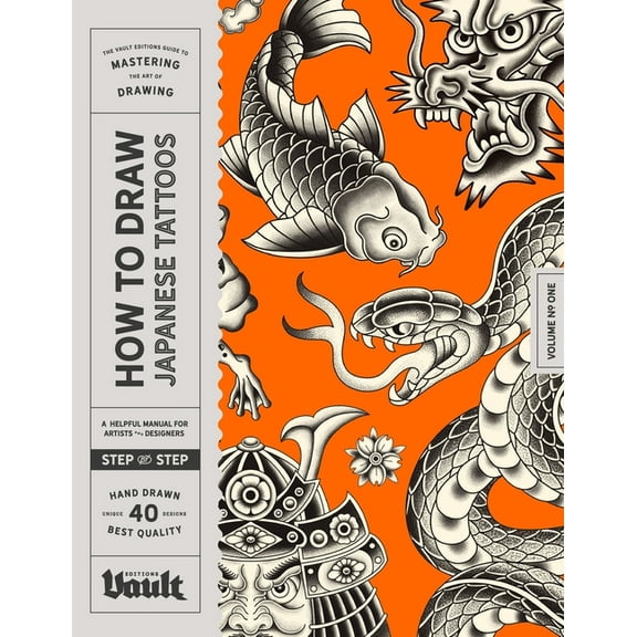 How to Draw Japanese Tattoos, (Paperback)