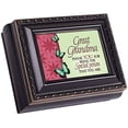 thumbnail image 2 of Great Grandma Special Black Rope Trim 4.5 x 3.5 Tiny Square Jewelry Keepsake Box, 2 of 3