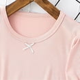 thumbnail image 5 of BLVB Toddler Baby Girl Clothes 2 Piece Pajamas Sets Kids Half Sleeve Tops Long Pants Pjs Sleepwear 2PCS Set(Pink,5-6Years), 5 of 7