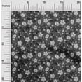 thumbnail image 2 of oneOone Polyester Spandex Dark Gray Fabric Floral Sewing Craft Projects Fabric Prints By Yard 56 Inch Wide, 2 of 4