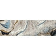 thumbnail image 3 of Art Carpet 841864116281 5 ft. Titanium Collection Geode Woven Round Area Rug, Linen, 3 of 3