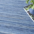 thumbnail image 6 of Nourison Interweave Abstract Denim 6' x 9' Area Rug, (6x9), 6 of 8