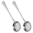 thumbnail image 6 of MRLESS 2-Pack Stainless Steel Slotted Serving Spoons for Straining and Serving, Multi-Use Perforated Spoons Ideal for Restaurants, 6 of 9