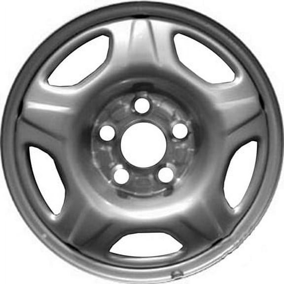KAI 15 X 6 Reconditioned OEM Steel Wheel, Black Full Face, Fits 2002-2004 Honda CRV