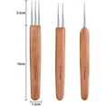 thumbnail image 5 of 3 Pack Bamboo Dreadlock Hooks, 0.75Mm, 5 of 5