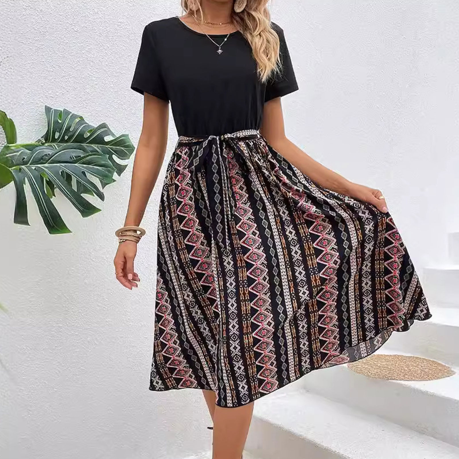 nhApmj Casual Spring Outfits for Women Dresses for Women Over 60 Summer ...