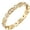 Yellow Gold, variant on JUSIP 14K Gold Plated Cubic Zirconia Band | Round Milgrain Eternity Bands | Gold Rings for Women