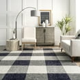 thumbnail image 5 of nuLOOM Aisha Buffalo Plaid Area Rug, 2' 5" x 9' 6", Runner, Aisha Navy, 5 of 6