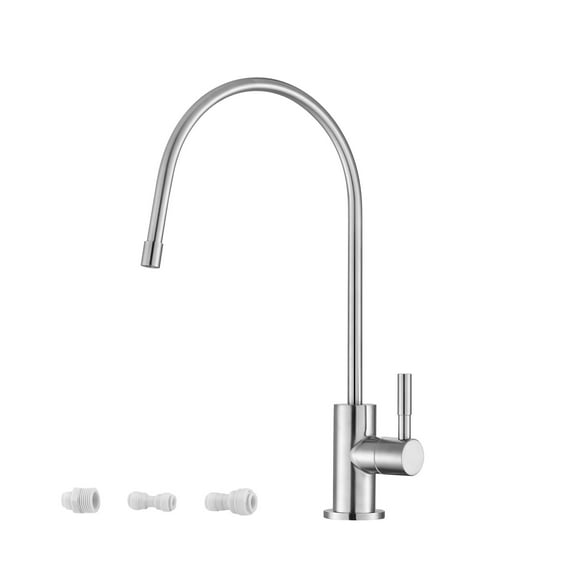 Kitchen Faucet Lead-Free Drinking Water Faucet,Brushed Nickel Finish,Pull Down Kitchen Faucet