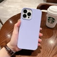 thumbnail image 2 of CASELIX Compatible with iPhone 12 Pro Case - Liquid Silicone Soft Gel Rubber Slim - Shockproof Protective Phone Case for iPhone 12 Pro - Lilac Purple, 2 of 5