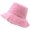 Hot Pink, variant on Women Solid Cotton Bucket Hat Summer Fishmen Hunting Driving Cycling Sun Cap
